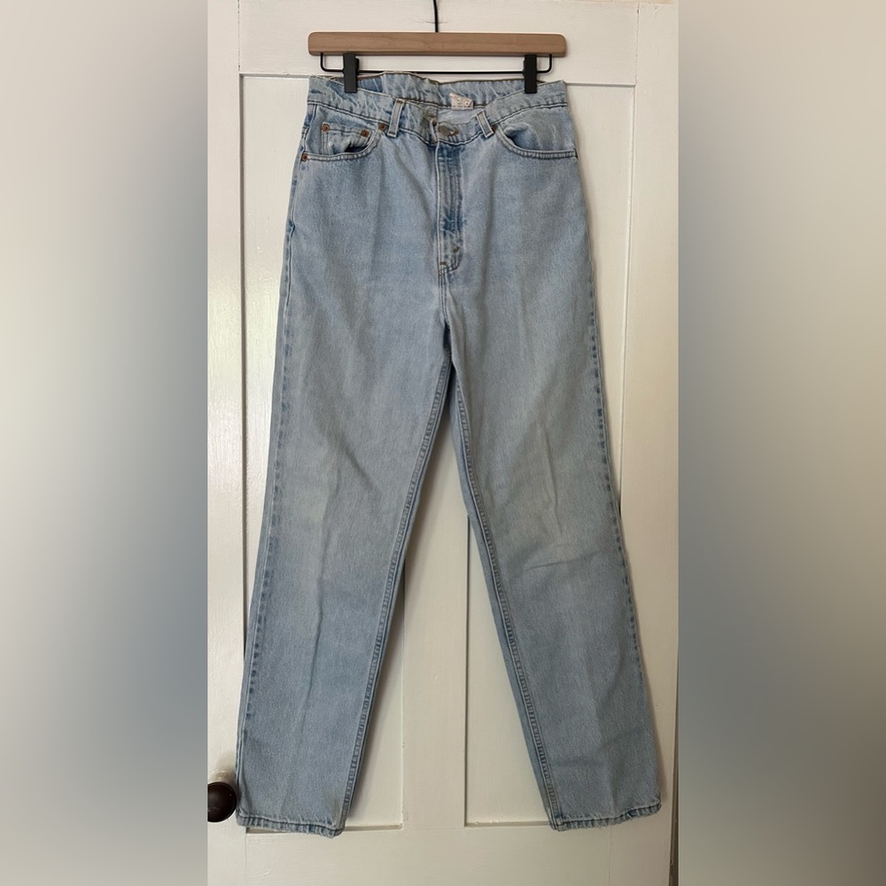 Vintage 1998 Levi's 512 Slim Fit Straight Leg Jeans - Light Blue